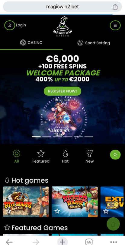 Magic Win Casino Mobile