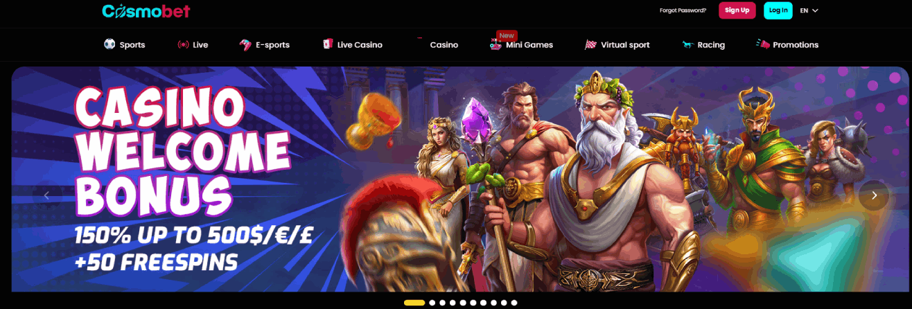 Cosmobet Casino Main